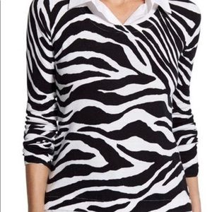 Chico’s Zebra Sweater Size 0